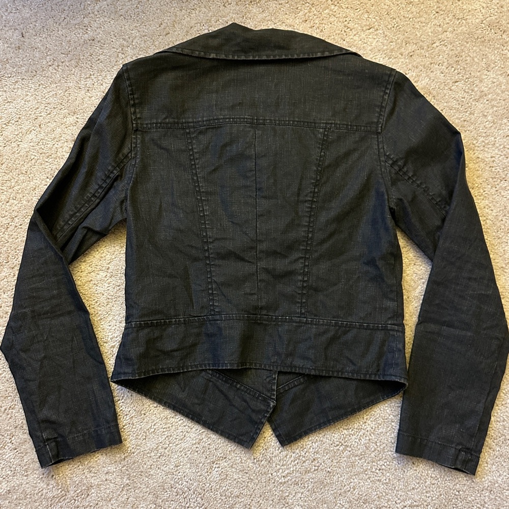 CAbi Black Denim/Jean Jacket - Picture 3 of 4